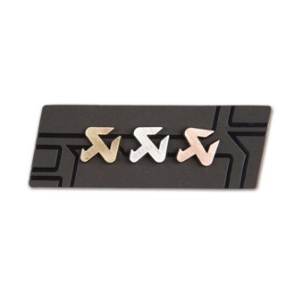 Cut Copper/Silver/Brass Pin Set
