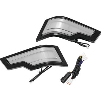 Tracer Tour-Pak Rear Lights Black Smoke Lens
