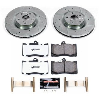 Z26 Street Performance Ceramic Brake Pad and Drilled & Slotted Rotor Kit