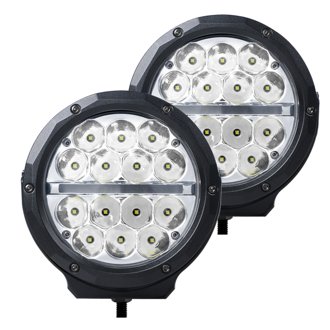 Bright Series - Two Round 6" LED Driving Light Kit W/Daytime RunningLight