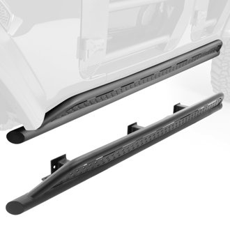 14-24 Toyota 4Runner (4dr) (Excl. KDDS System) Frame Mount Sliders - Tex. Blk