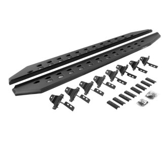 RB20 Slim Line Running Boards with Mounting Brackets Kit