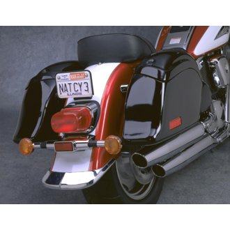 98-04 Kawasaki VL1500LC Intruder LC Rear Fender Tips 1pc