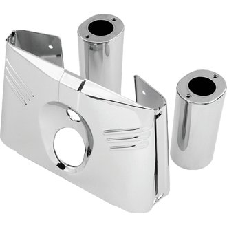 Bikers Choice 86-08 FLST Chrome 5 Piece Tin Fork Cover Kit