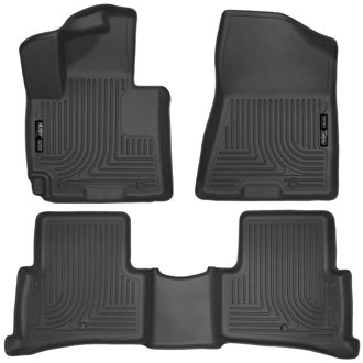 2016 Hyundai Tucson WeatherBeater Combo Black Floor Liners