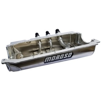 Dart/Rocket Spread Rail Dirt Late Model (w/Three Pick Ups) Dry Sump 6.5in Aluminum Oil Pan