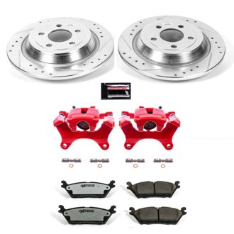 Z36 Truck and SUV Ceramic Brake Pad, Drilled & Slotted Rotor, and Caliper Kit
