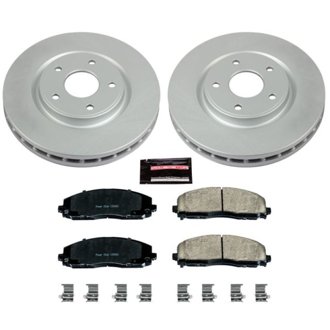 Evolution Coated Rotor And Low-Dust Ceramic Brake Pad Kit