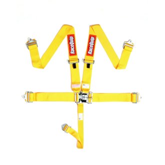 Yellow L & L 5pt Seat Belt