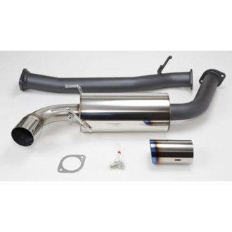 RX8 75mm Single Ti-Tip Hi Power Cat-back Exhaust (SUS304 NO COATING