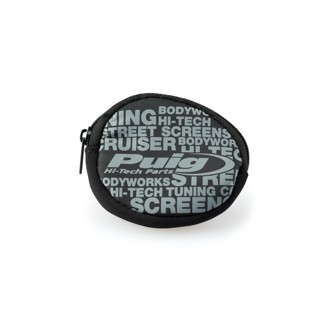Bag For Keys With Zipper Black