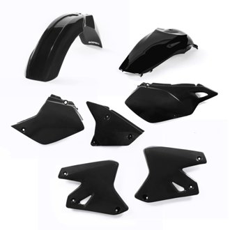 00-07 Suzuki DRZ400/400E/ 03-04 Kawasaki KLX400 Plastic Kit - Black