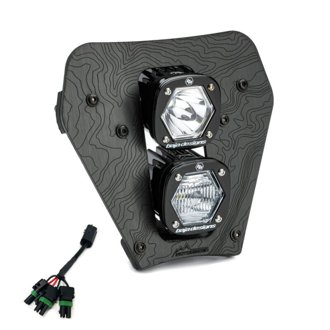 24-25 KTM EXC-F Dual S1 Gemini (D/C) LED Headlight Kit w/ Hi-Low Harness - Clear