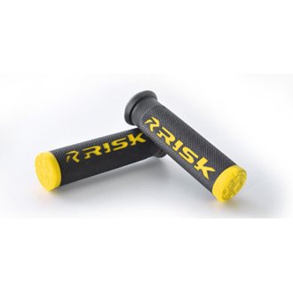 ATV/MTB GRIPS - FUSION 2.0 WITH GRIP TECH YELLOW