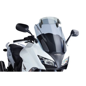 Touring Windshield With Visor Smoke
