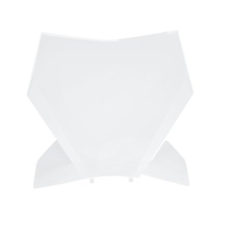 23+ KTM 125-450 SX/ SX-F/ XC/ XC-F Front Number Plate - White