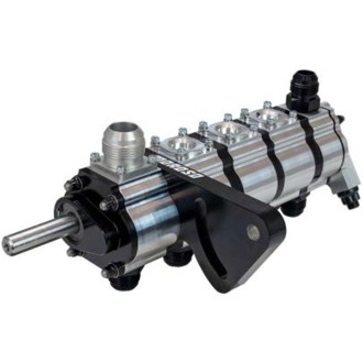 BBC Tri Lobe 5 Stage Passenger Right Side Block Mount Dry Sump Oil Pump w/Fuel Pump Drive
