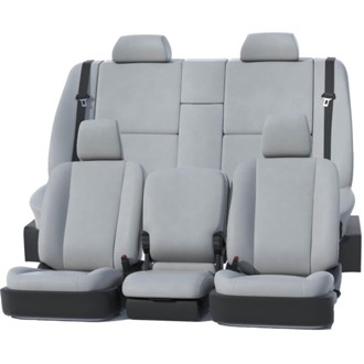 04-09 Lexus RX Leatherette PrecisionFit Custom Front Row Seat Covers - Lt Grey