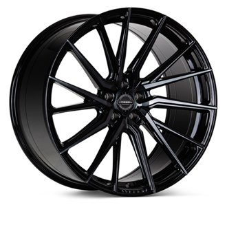 HF-4T 20x9 / 5x120 / ET35 / Flat Face / 72.56 - Tinted Gloss Black - Left Wheel