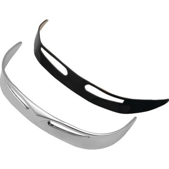 Fender Tip Front Trailing Edge 90-17 Fat Boy Models Chrome