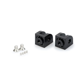 Adaptor Adjustable Rider Footpeg Black