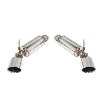 09-19 Nissan 370z Axle Back Exhaust w/Stainless Double Wall Tip
