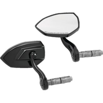 Phantom Bar End Mirror Gloss Black