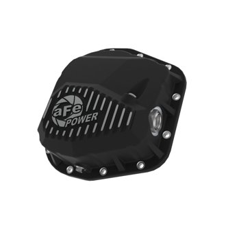 Pro Series 9.75 Rear Differential Cover Black w/ Machined Fins