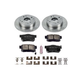 Oe Stock Replacement Low-Dust Ceramic Brake Pad And Rotor Kit