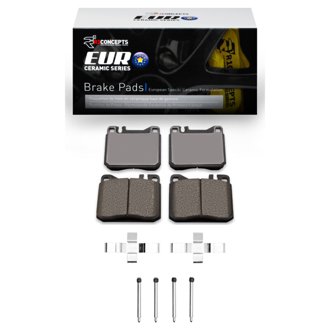 R1 Euro Ceramic Pads and Hardware Kit