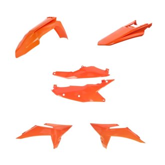 2026 KTM 250-500 EXC-F/ 125-300 XC-W/ 450 XCF-W Plastic Kit - 16 Orange