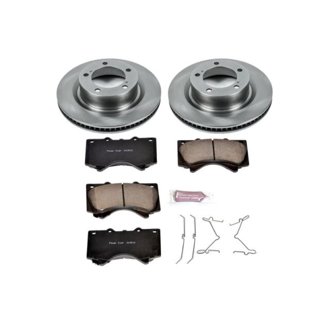 Oe Stock Replacement Low-Dust Ceramic Brake Pad And Rotor Kit