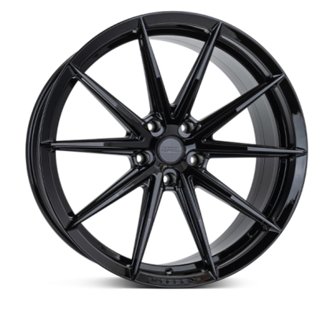 HFX-2 20x10.5 / 5x120 / ET15 / Deep / 67 - Gloss Black Wheel - CT5-V Black Wing Fitment - Fr