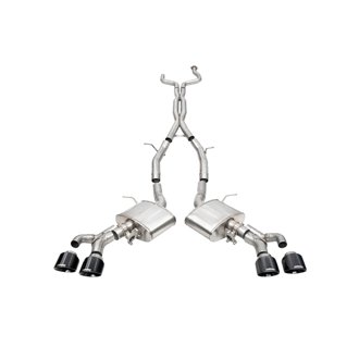 Corsa 22-25 Cadillac CT4 V Blackwing 3in Active Valve Cat-Back - 4.5in Black Tip