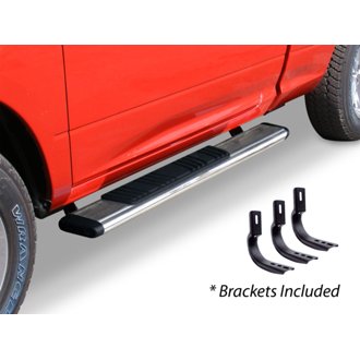 5" OE Xtreme Low Profile Side Steps with Mounting Brackets Kit