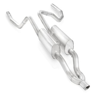 2009-16 Dodge Ram 5.7L Truck Exhaust 3in Y-Pipe S-Tube Mufflers Under Bumper Exit