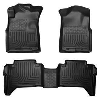 05-13 Toyota Tacoma WeatherBeater Combo Black Floor Liners