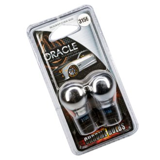 3156 Chrome Bulbs, White, Pair