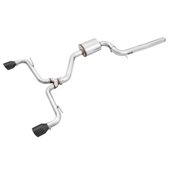 AWE Track Edition for VW MK7 GTI - Diamond Black Tips