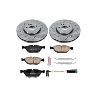 Oe Stock Replacement Low-Dust Ceramic Brake Pad And Rotor Kit