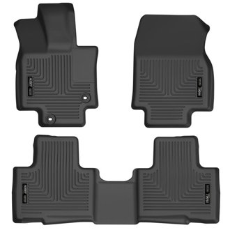 20-21 Highlander All / 21 Highlander XSE Weatherbeater Front & 2nd Seat Liners - Black