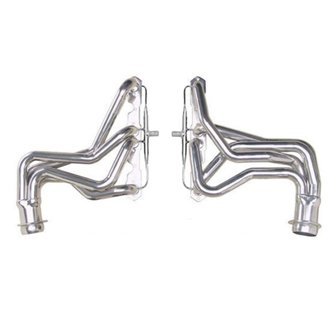 Silver Long-Tube EO Headers For 78-87 GM G-Body 283-400 w/A.I.R.