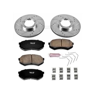 Z23 Daily Driver Carbon-Fiber Ceramic Brake Pad and Drilled & Slotted Rotor Kit