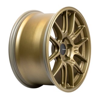 GTC02 18x9 5x112 25mm Offset 66.5mm Bore Titanium Gold Wheel MOQ 40