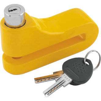 Bully Lock Disc Lock 10mm - Yellow
