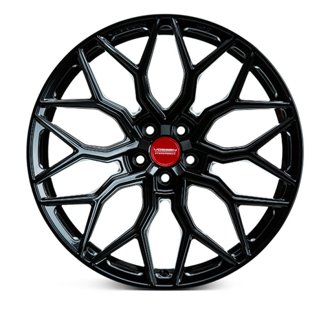 HF-2 20x11 / 5x120 / ET40 / Deep Face / 66.9 - Gloss Black Wheel
