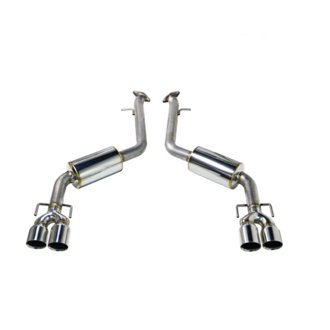 17-20 Lexus IS200/300/350 Axle Back Exhaust - Stainless Double Wall Tip (Muffler Version