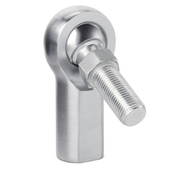 EX Series Endura Rod End - Female/Right Hand - .375in Bore x 3/8-24 w/Stud - Carbon Steel
