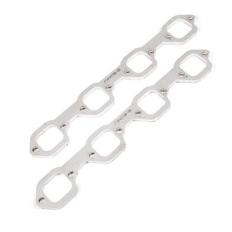SBF Victor Senior Heads Square Port Header 304SS Exhaust Flanges 2in Primaries