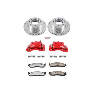 Z36 Truck and SUV Ceramic Brake Pad, Drilled & Slotted Rotor, and Caliper Kit